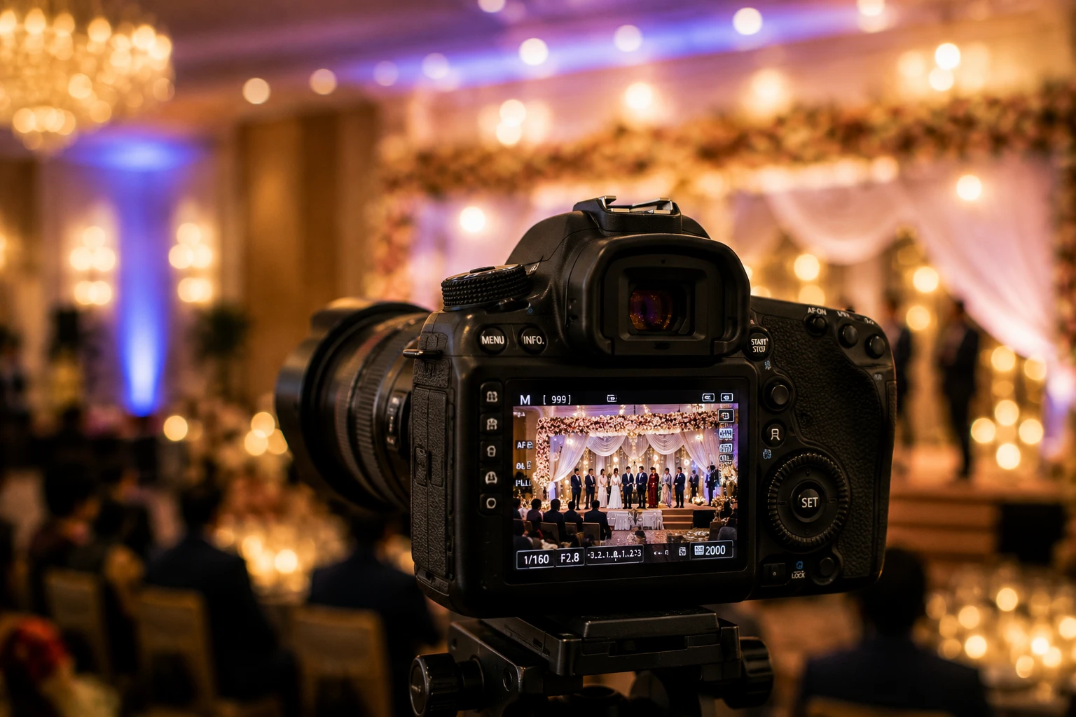 Professional event photography capturing wedding and corporate celebrations